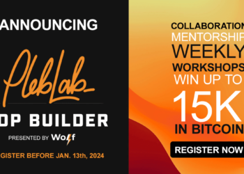 PlebLab Announces TopBuilder: A Unique Bitcoin Competition