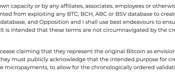 Dr Craig Wright Offers Settlement To COPA in Legal Confrontations Over Bitcoin