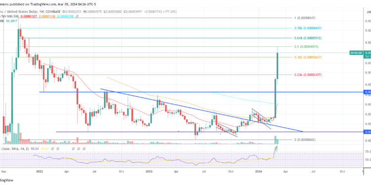 Shiba Inu Price Skyrockets Past $0.000045: Here’s Why