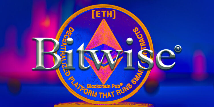 Bitwise files spot Ethereum ETF application