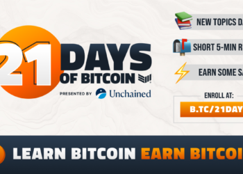 Learn Bitcoin, Earn Bitcoin: Announcing Unchained as Title Sponsor for 21 Days of Bitcoin Educational Course