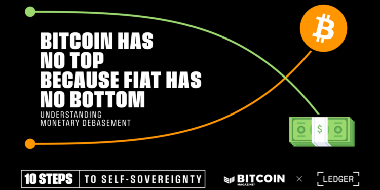 Bitcoin Has No Top Because Fiat Has No Bottom: Understanding Monetary Debasement