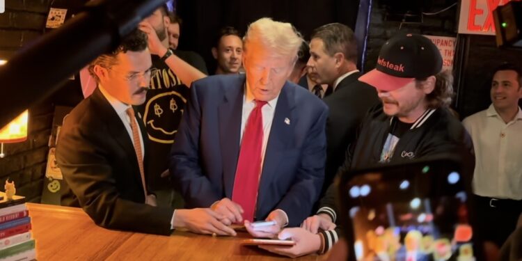 Donald Trump Makes Historic Bitcoin Payment At PubKey