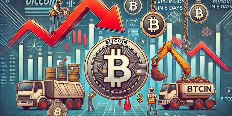 Bitcoin Miners Dump $143 Million In 6 Days – A Sign Of Trouble?