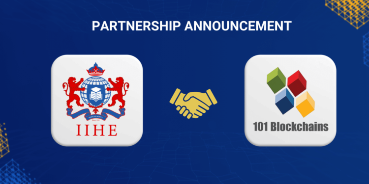 IIHE Collaborates with 101 Blockchains to Bring Blockchain Education to Everyone
