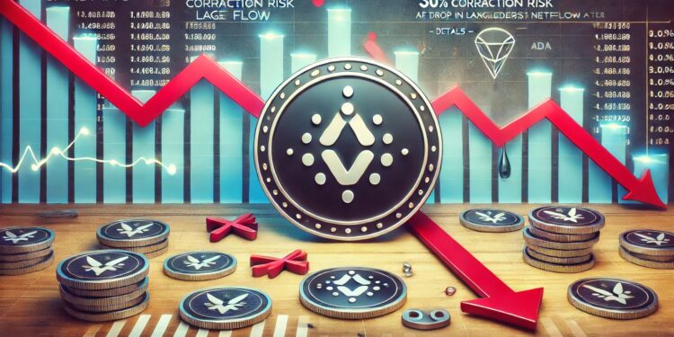 Cardano Faces 30% Correction Risk After Drop In Large Holders’ Netflow – Details