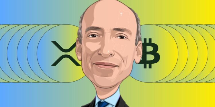 XRP Soars, BTC Nears $100K As Gary Gensler Confirms SEC Exit