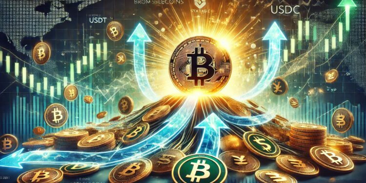 Bitcoin Price Supported By All-Stablecoins Cash Inflow – Data Reveals Strong Correlation