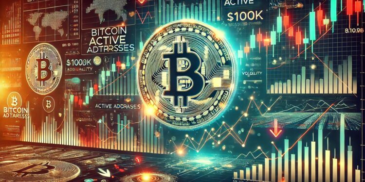 Bitcoin Active Addresses Drop After Losing $100K Level – Bullish Pattern Amid Volatility?