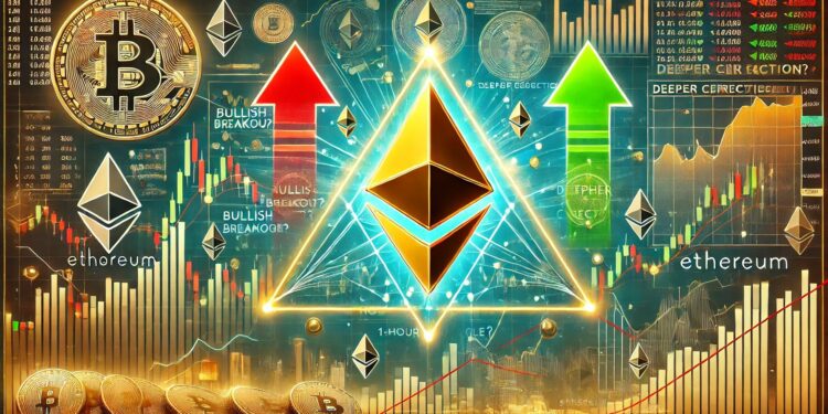 Ethereum Is Forming A 1-Hour Symmetrical Triangle – Bullish Breakout Or Deeper Correction?