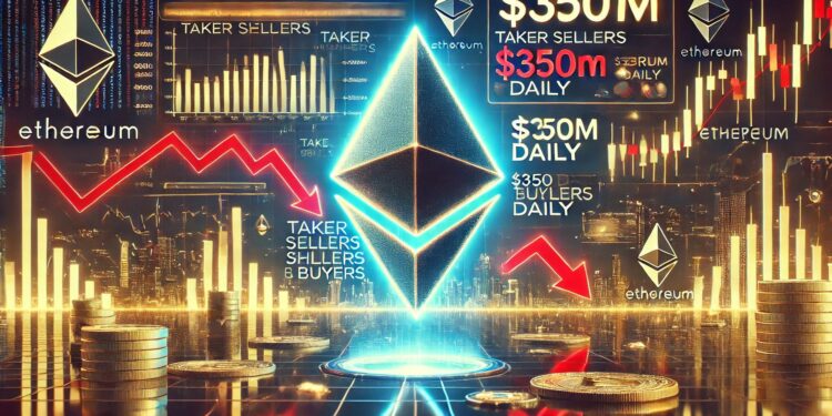 Ethereum Faces Aggressive Shorting As Taker Sellers Outpace Buyers By $350M Daily – Analyst