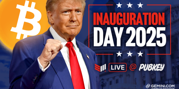 WATCH: BITCOIN PRESIDENT DONALD TRUMP’S INAUGURATION