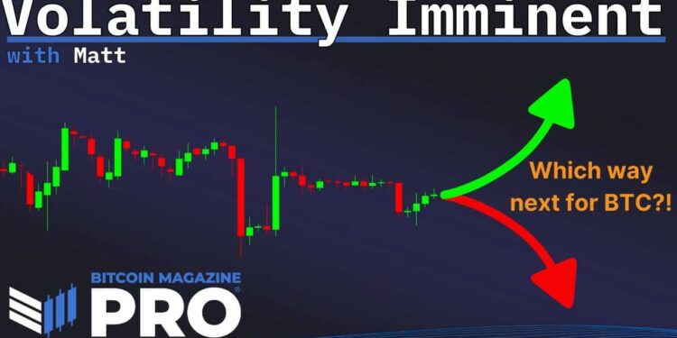Bitcoin Price Set For Big Move As Volatility Drops
