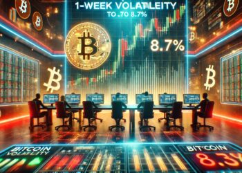 Bitcoin 1-Week Volatility Falls To 8.7%: Violent Move Soon?