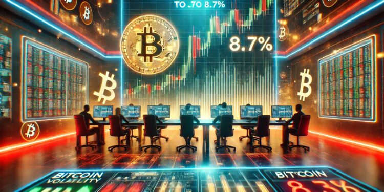 Bitcoin 1-Week Volatility Falls To 8.7%: Violent Move Soon?