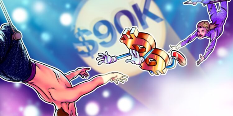 Bitcoin leaps toward $90K as US jobs data offers pre-crypto summit boost