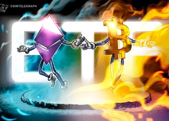 Bitcoin ETFs log first net inflows in weeks, while Ether outflows continue
