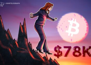 Bitcoin nears $78K lows as US stocks dive at the Wall Street open