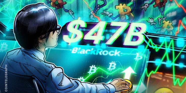 BlackRock now holds over 567,000 BTC, valued at over $47 billion