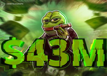 Crypto trader turns $2K PEPE into $43M, sells for $10M profit