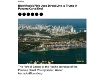 Blackrock Now Owns The Panama Canal, Should You Worry?