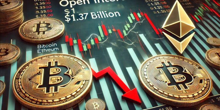 Bitcoin & Ethereum Open Interest Drops By $1.37B – A Market Reset?
