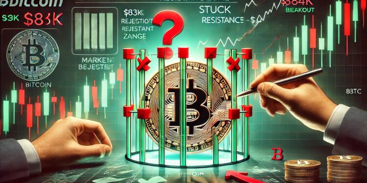 Bitcoin Stuck In $83K-$84K Resistance As Market Awaits A Catalyst For Breakout – Analyst