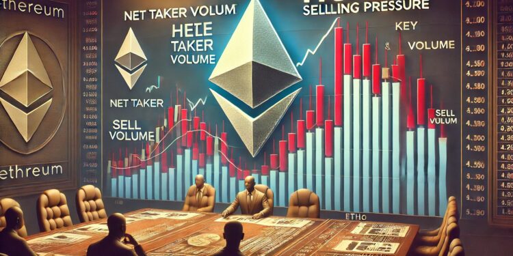 Ethereum Net Taker Volume Signals Huge Selling Pressure – Can Bulls Hold Key Levels?