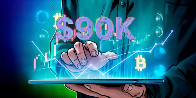 Bitcoin dip buyers nibble at BTC range lows but are risk off until $90K becomes support