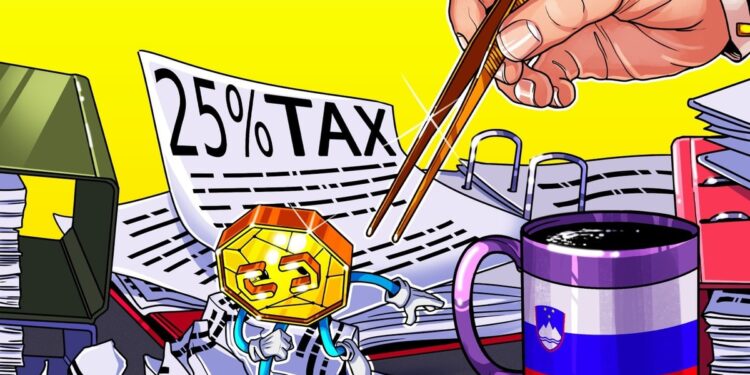 Slovenia’s finance ministry floats 25% tax on crypto transactions