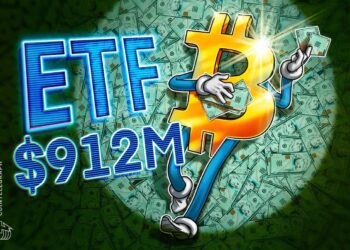 Bitcoin ETFs log $912M inflows in ‘dramatic’ investor sentiment boost