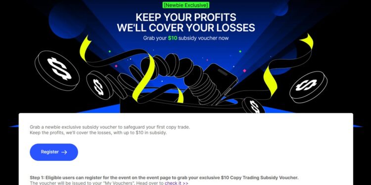 BingX Launches $10 Risk-Free Copy Trading Voucher for New Users in Exclusive Event