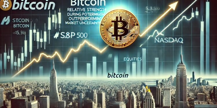 Bitcoin Shows Relative Strength Amid Uncertainty – Can BTC Outperform Equities?