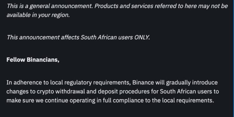 Africa Crypto Week In Review: Ghana to Regulate Crypto, Binance To Adopt Stricter Measures in South Africa, Nigeria Intensify Crackdowns