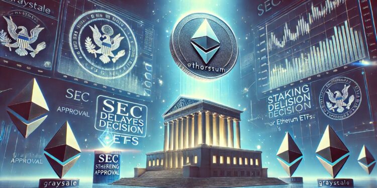 SEC Delays Decision On Staking For Grayscale’s Ethereum ETFs