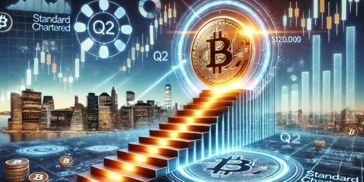 Technical Indicators Suggest Bitcoin May Reach $120,000 In Q2, Says Standard Chartered