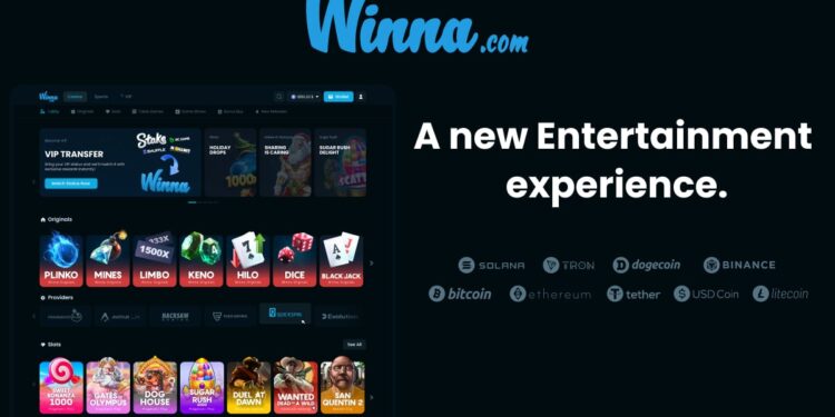 Crypto Casino Winna.com Secures $15M Seed Funding for Global Expansion