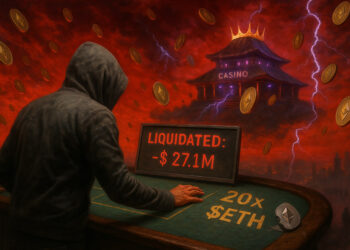 ZKasino scammer’s risky Ethereum trade backfires with $27M loss amid market turmoil