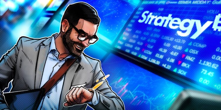 Strategy ends April up 32% in best month since November as Q1 earnings loom