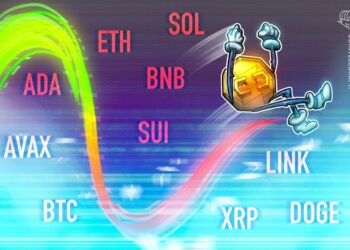 BTC, ETH, XRP, BNB, SOL, DOGE, ADA, SUI, LINK, AVAX