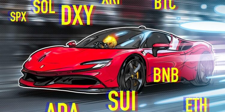 Price predictions 5/5: SPX, DXY, BTC, ETH, XRP, BNB, SOL, DOGE, ADA, SUI