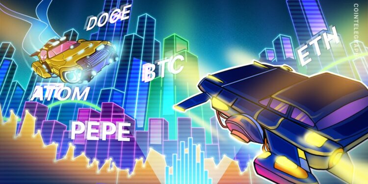 Bitcoin price inches closer to new all-time high as ETH, DOGE, PEPE and ATOM rally
