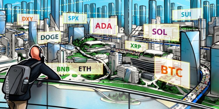 Price predictions 5/19: SPX, DXY, BTC, ETH, XRP, BNB, SOL, DOGE, ADA, SUI
