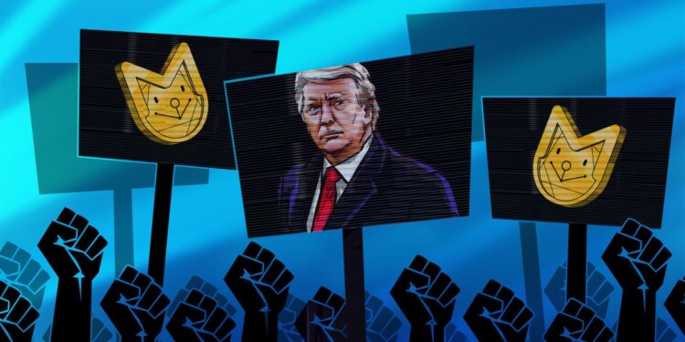 Interest groups, lawmakers to protest Trump’s memecoin dinner