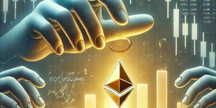 Ethereum Spot Volume Declines While Long-Term Holders Continue Accumulating
