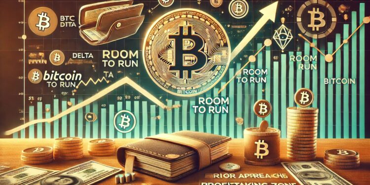 Delta Metric Says Bitcoin Has Room To Run – Approaching Historic Profit-Taking Zone