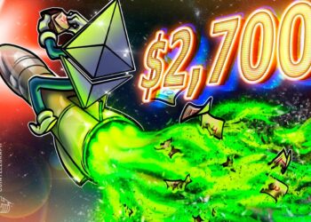 Ethereum Staking Hits Record As Price Surges To $2,700