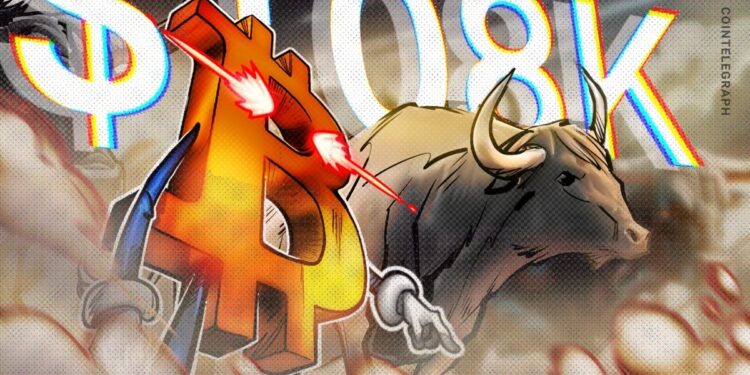 Bitcoin Takes $108,000 Liquidity As Traders Hope For New Highs