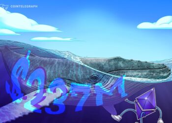 Ethereum Risks 25% Price Drop as “Massive Whale’”Moves $237m in ETH to Exchanges