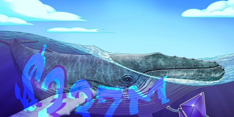 Ethereum Risks 25% Price Drop as “Massive Whale’”Moves $237m in ETH to Exchanges